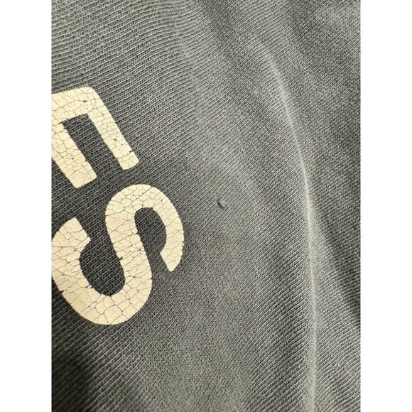 anine bing city love slogan print cotton jersey sweatshirt XS - Picture 5 of 9